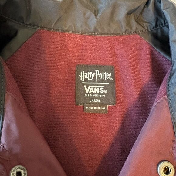 VANS x Harry Potter Boys Jacket Torrey Coaches Windbreaker Lined Size Large NWOT - Picture 4 of 8